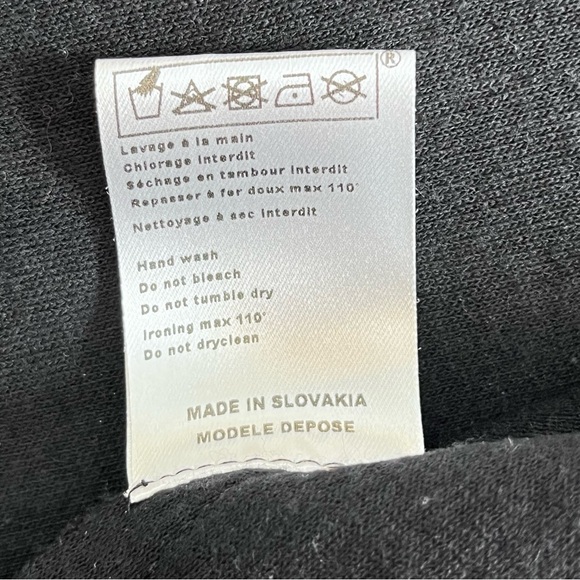 Maje A-Line Black Animal Print Scuba Dress - Picture 11 of 11